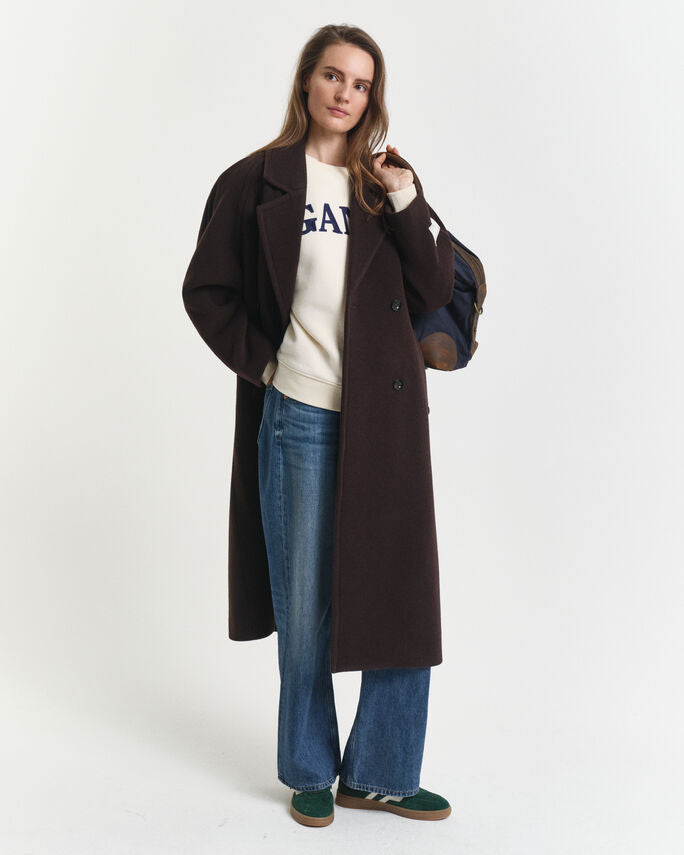 Sweatshirt com decote redondo Graphic - GANT