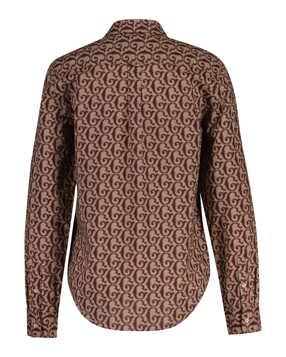 Camisa em voile de algodão com padrão - GANT