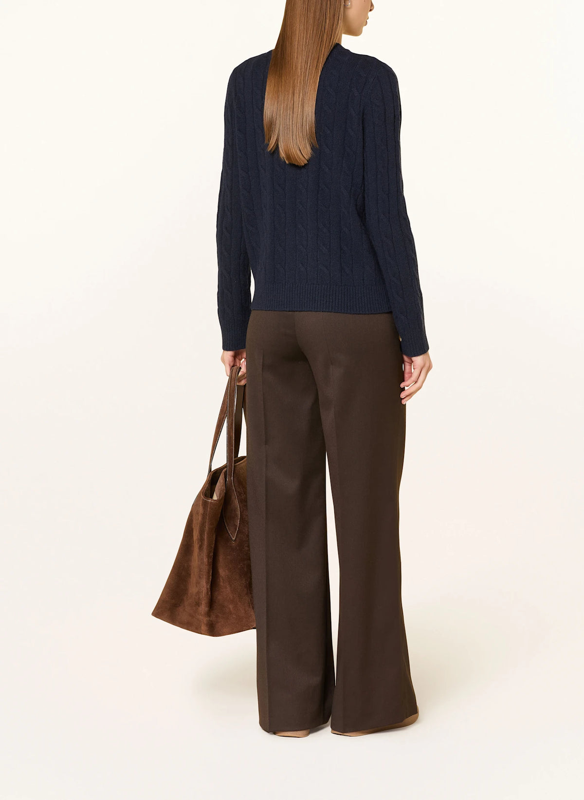 Casaco de malha entrançada em lã - GANT