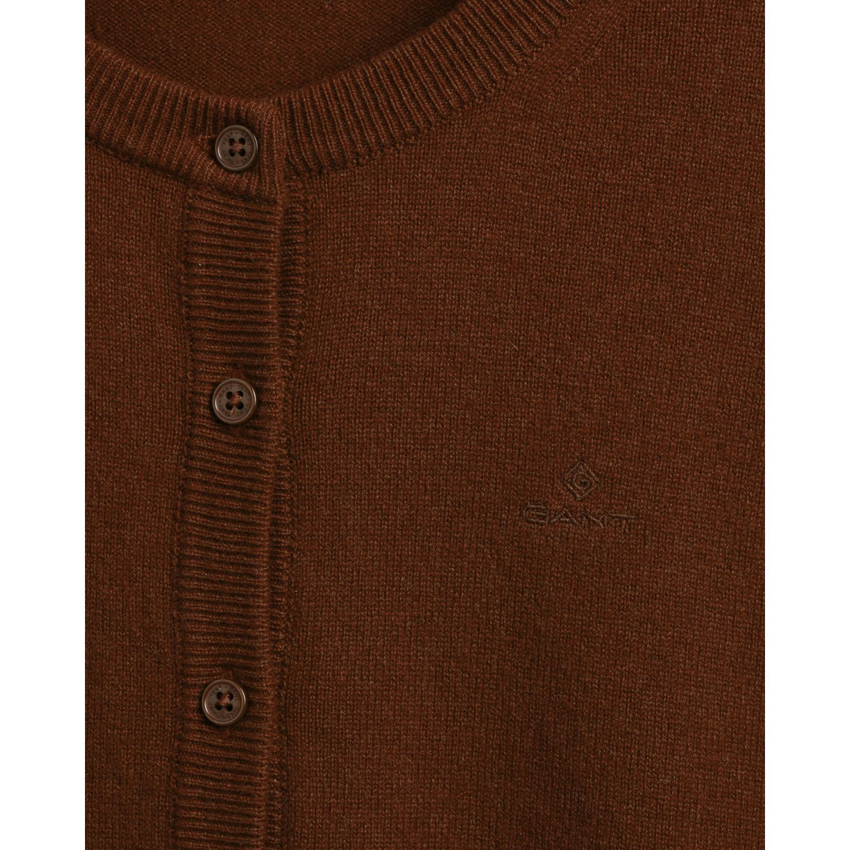 Casaco em lã extra fina com decote redondo - GANT