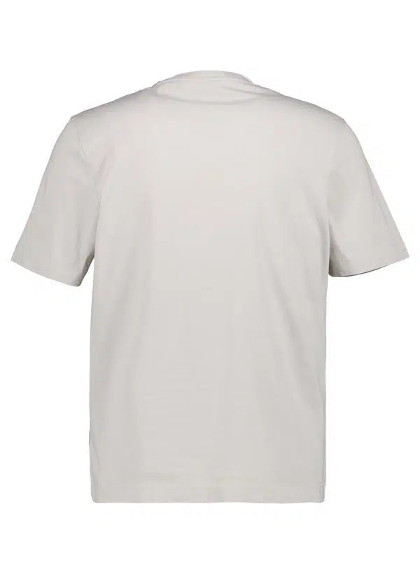 T-shirt em algodão elástico com logótipo contrastante