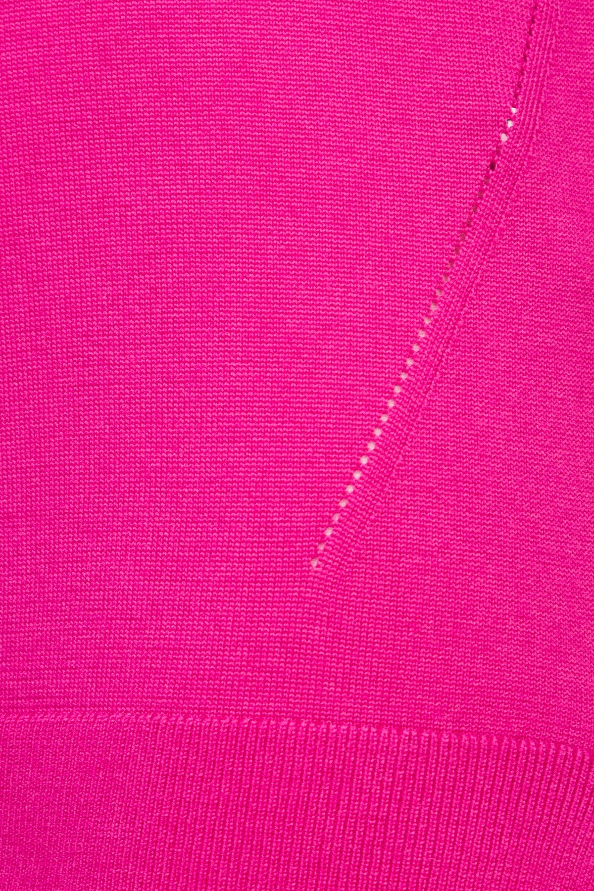 Camisola com gola redonda em lã merino