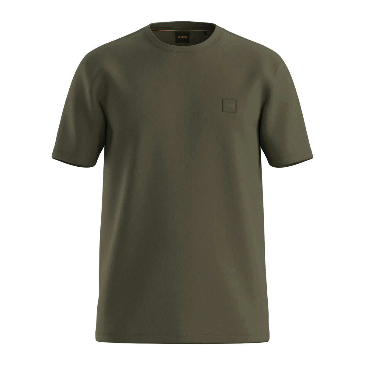T-shirt em jersey de algodão com emblema com logótipo