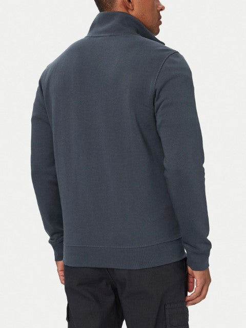Casaco em terry de algodão com emblema de logótipo
