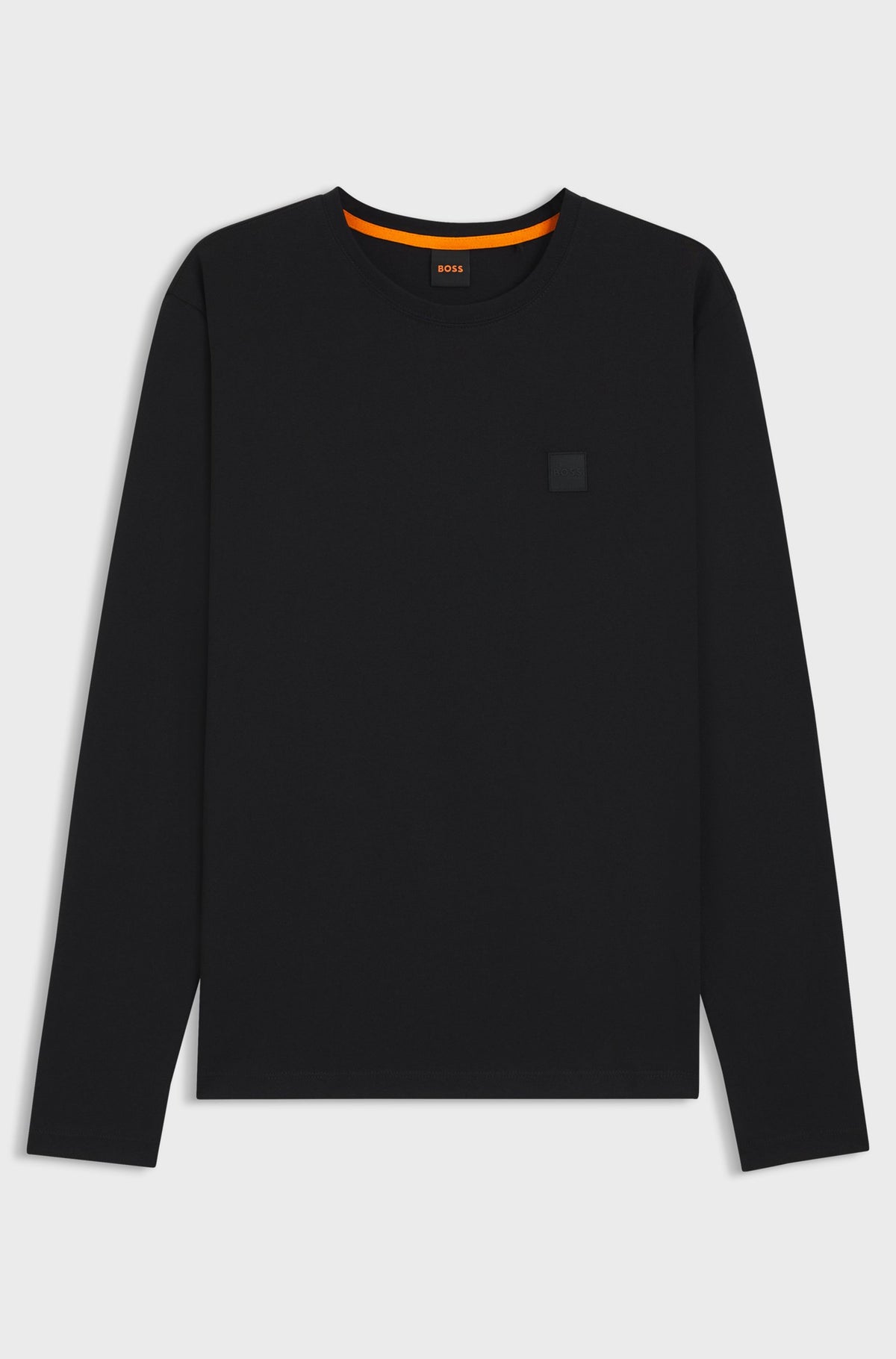 T-shirt em jersey de algodão com logótipo tonal