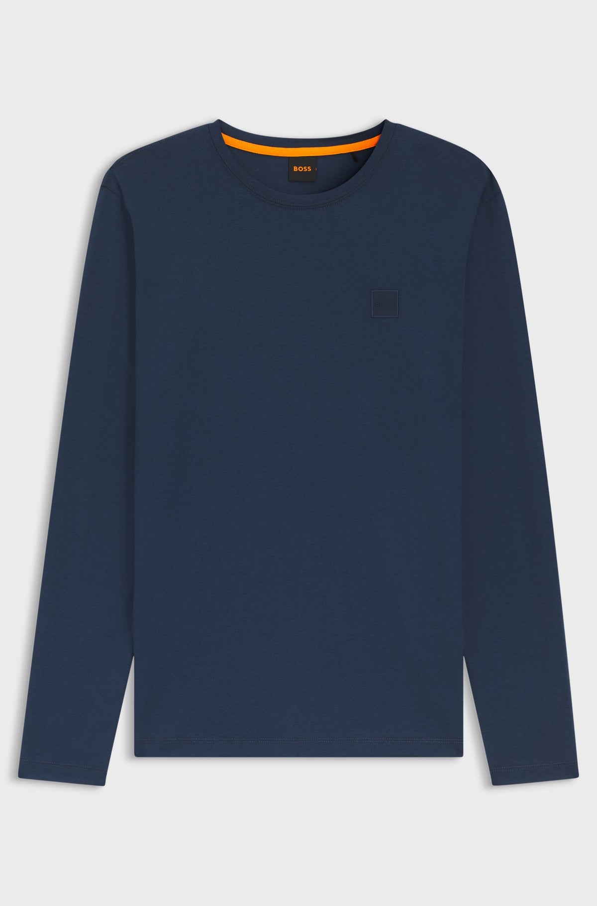 T-shirt em jersey de algodão com logótipo tonal