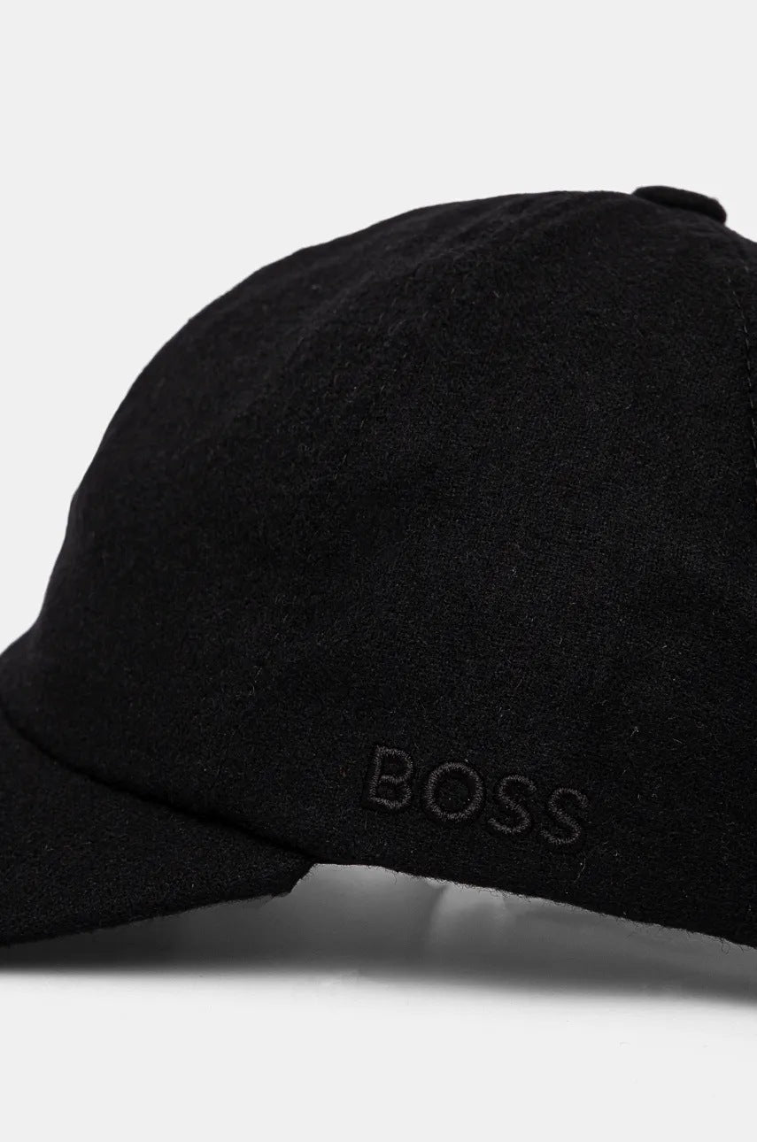 Boné em lã com logótipo bordado