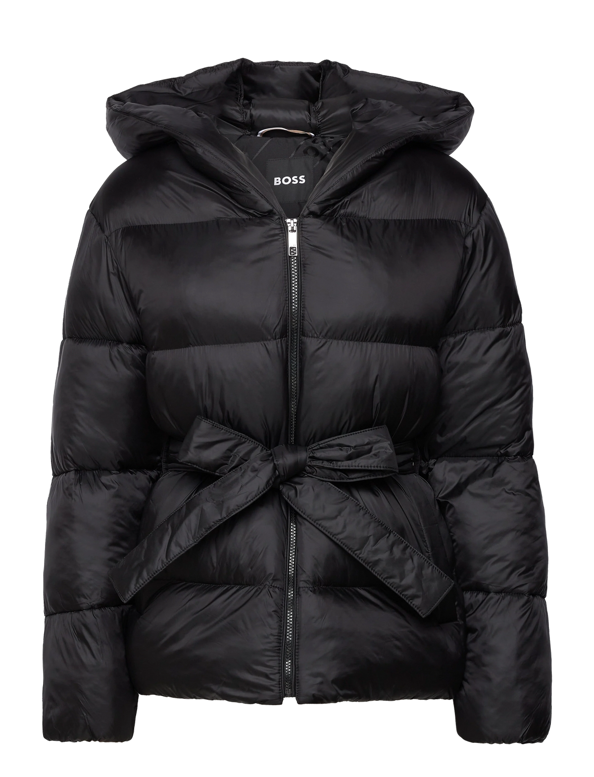 Casaco acolchoado com cinto