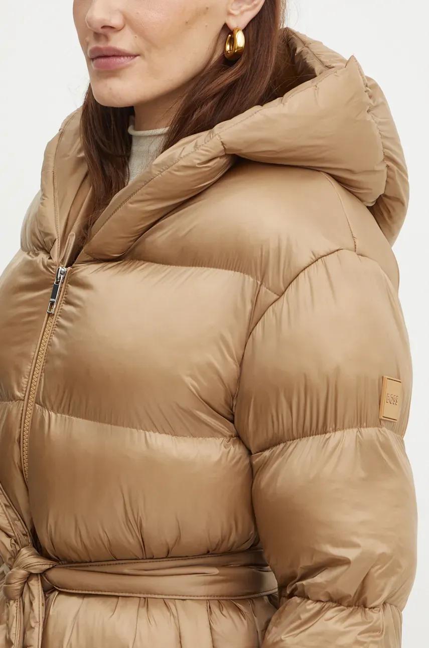 Casaco acolchoado com cinto