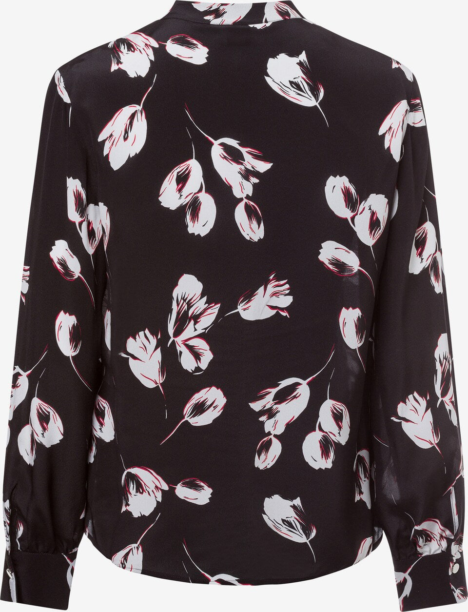 Blusa de corte descontraído com estampado de tulipa - BOSS