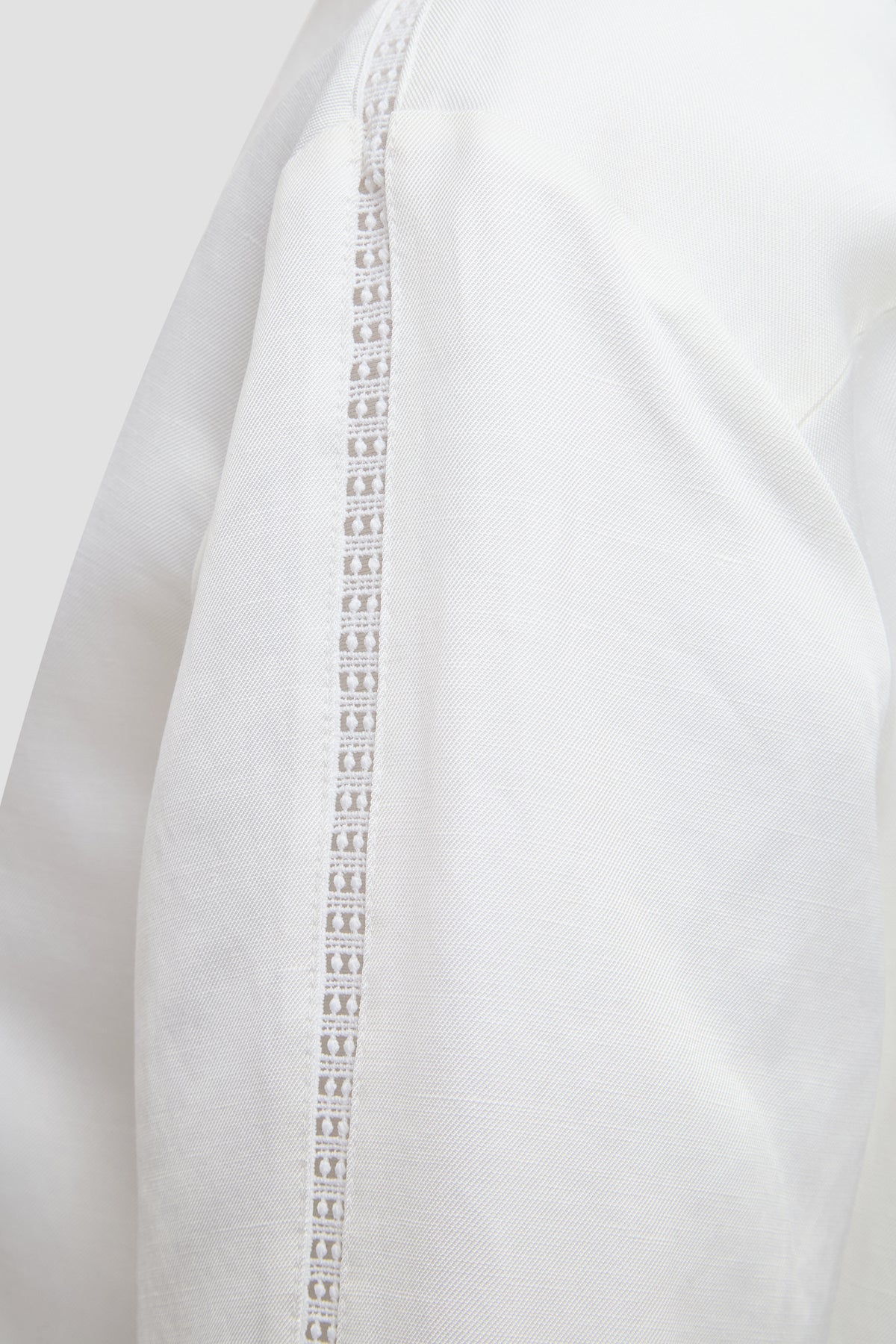 Camisa relaxed fit numa mistura de linho