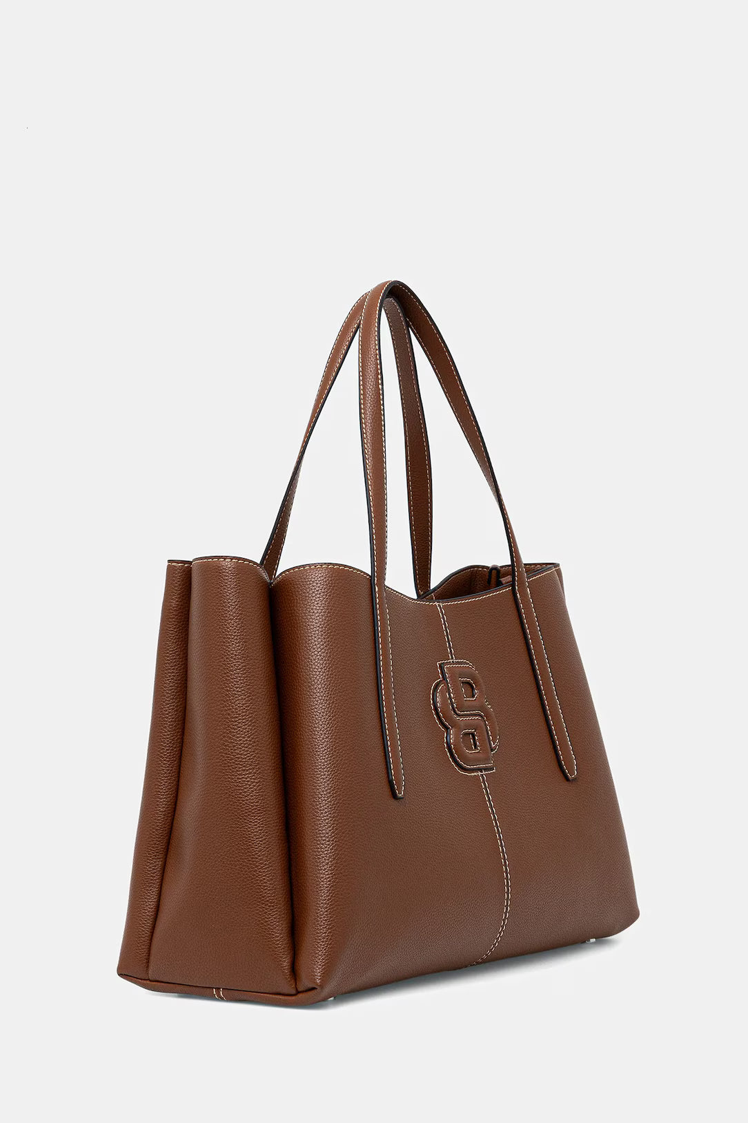 Saco tote com monograma Double B - BOSS