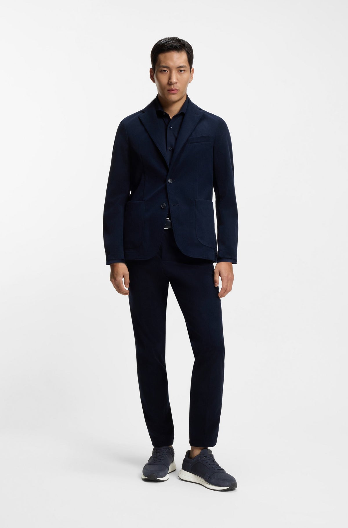 Sapatilhas de cano baixo com parte superior texturizada