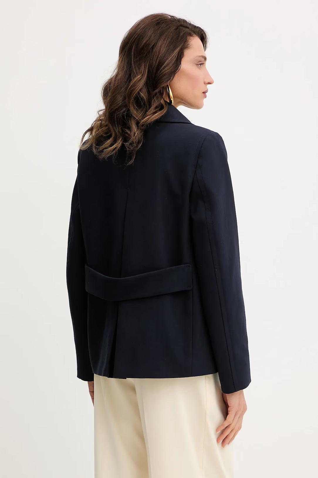 Casaco de trespasse em algodão - BOSS