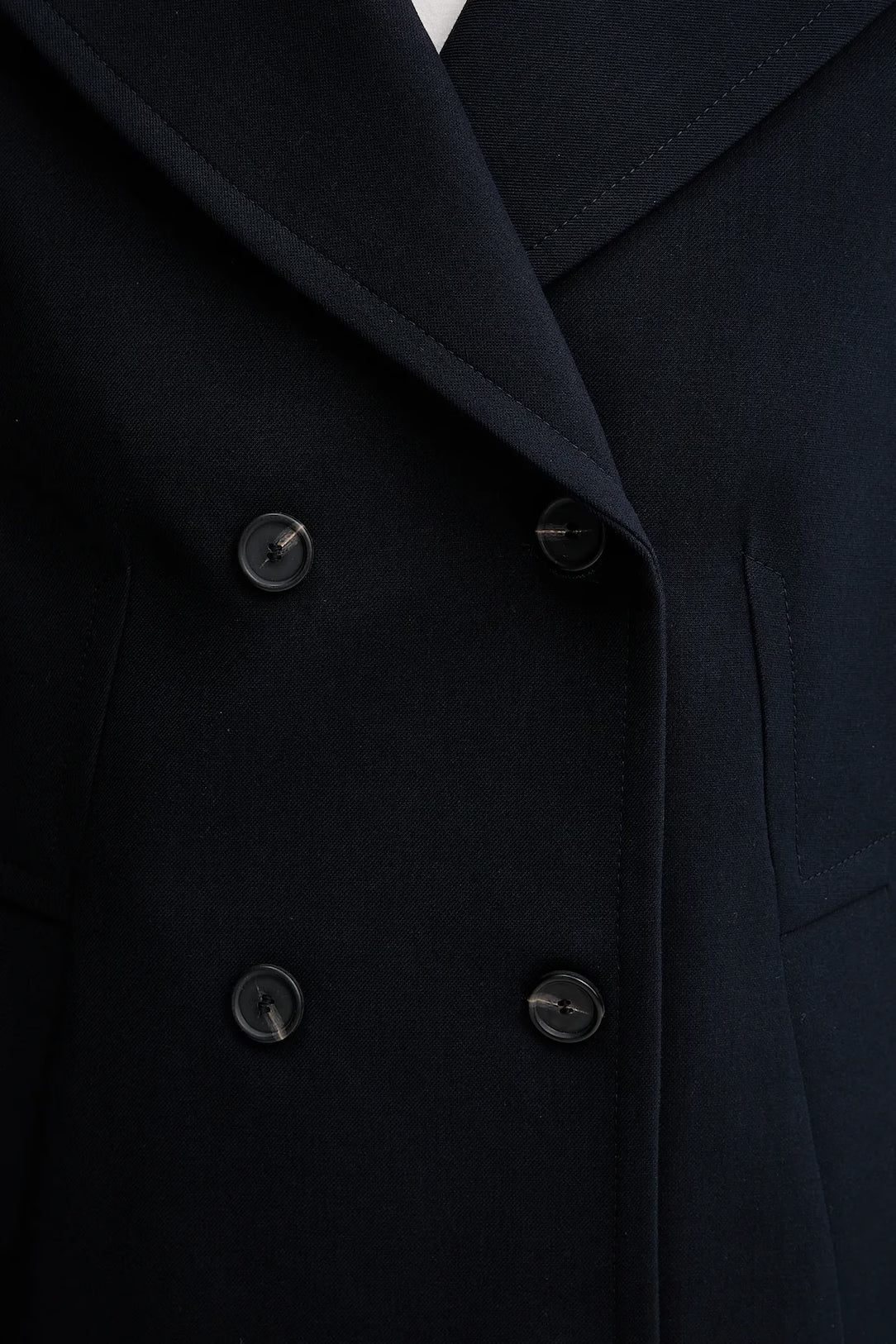 Casaco de trespasse em algodão - BOSS