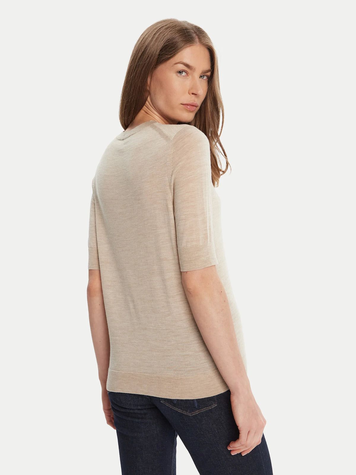 Camisola de ajuste slim em lã virgem - BOSS