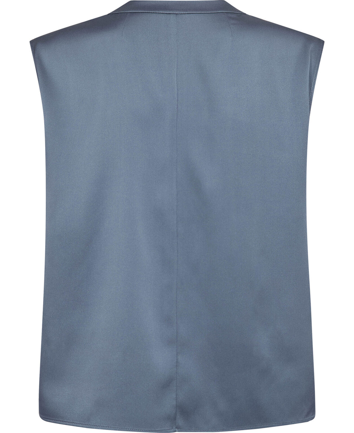 Blusa de ajuste regular em seda elástica