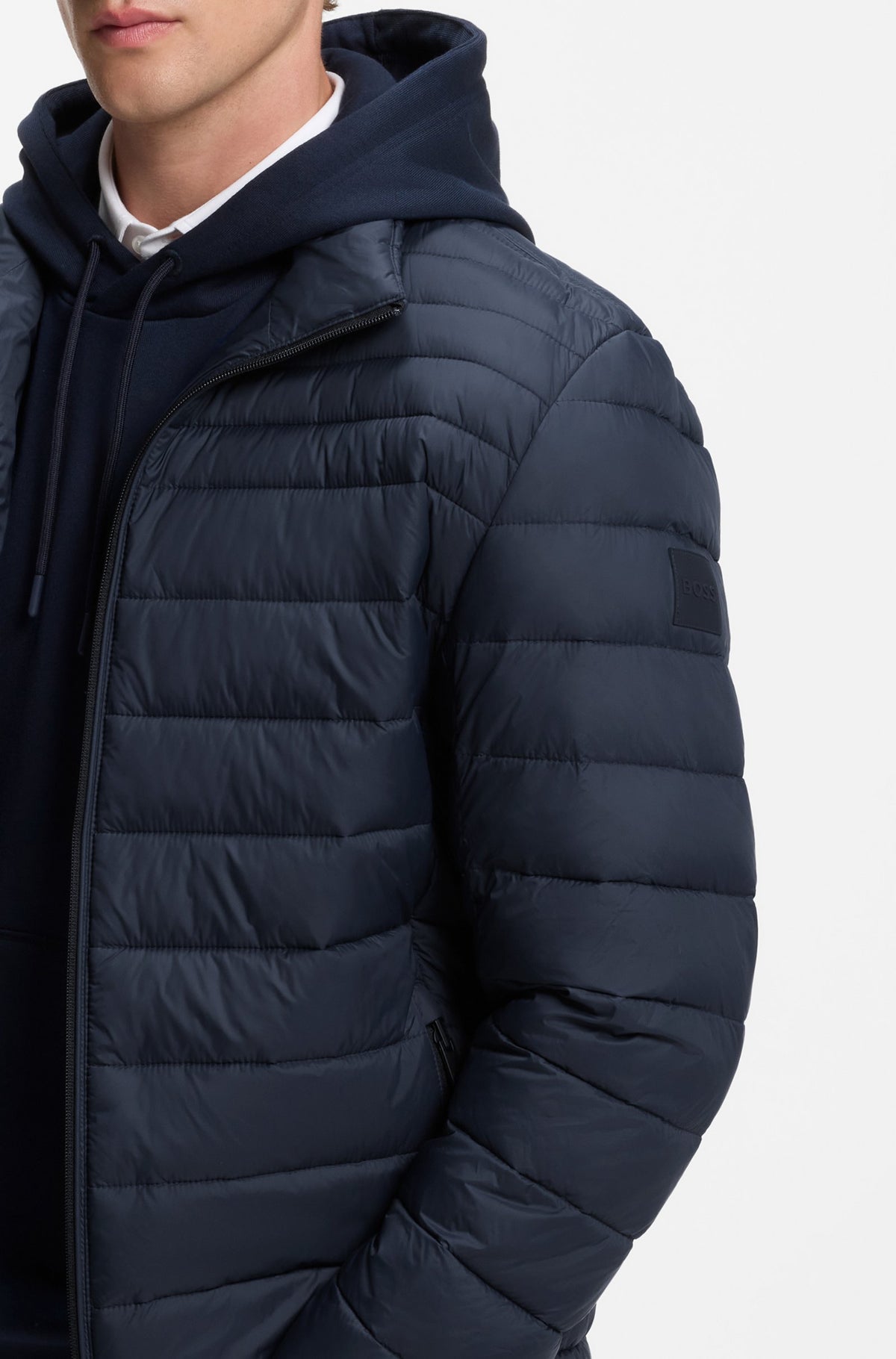 Casaco acolchoado de ajuste slim