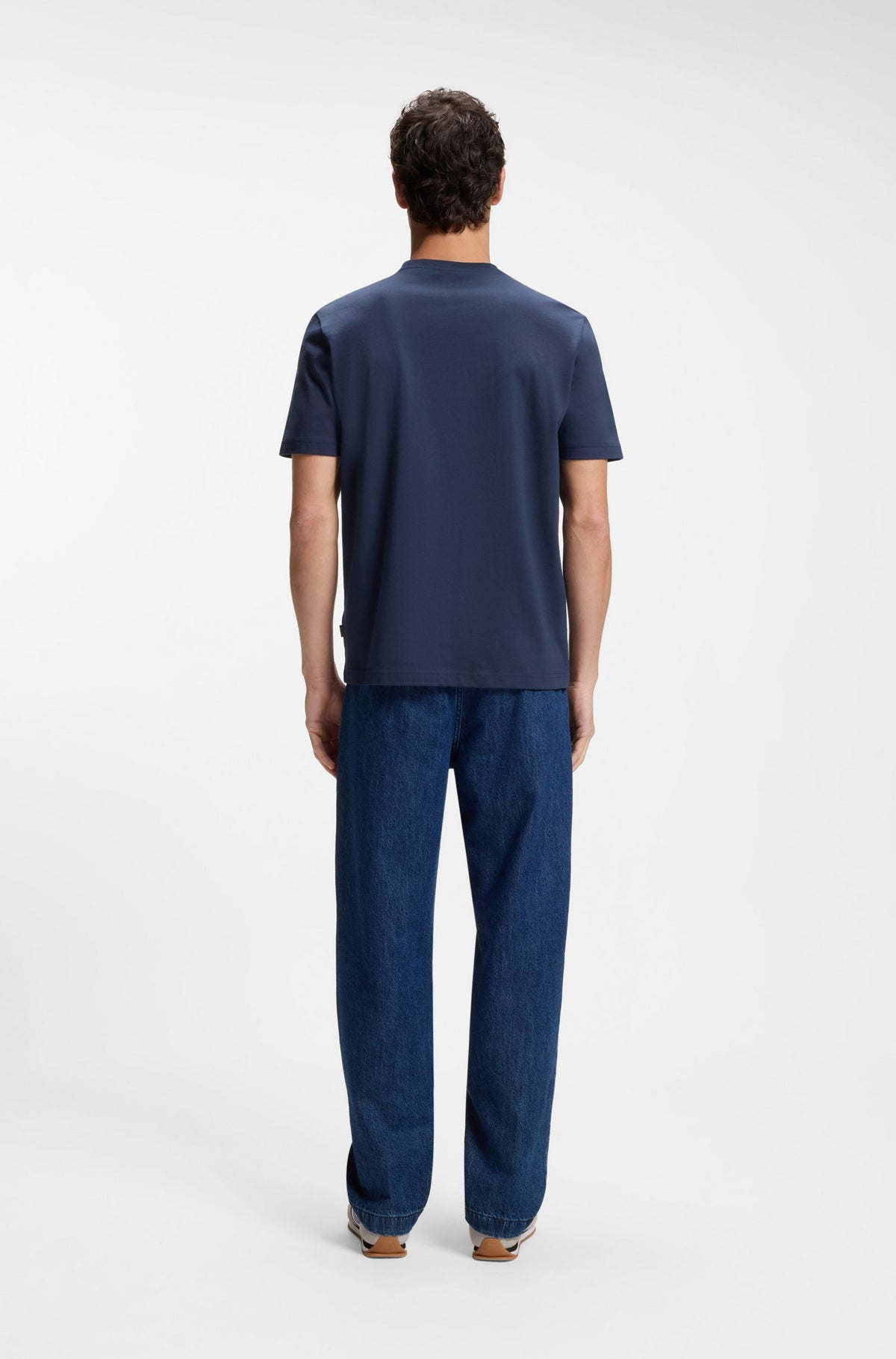 T-shirt em jersey de algodão