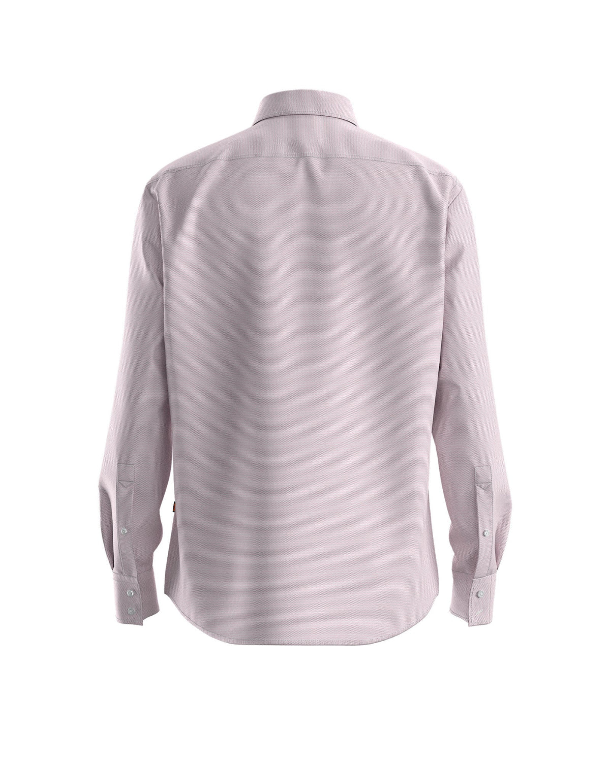 Camisa de ajuste regular em dobby de algodão elástico