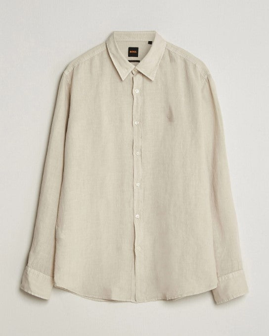 Camisa de corte regular em linho
