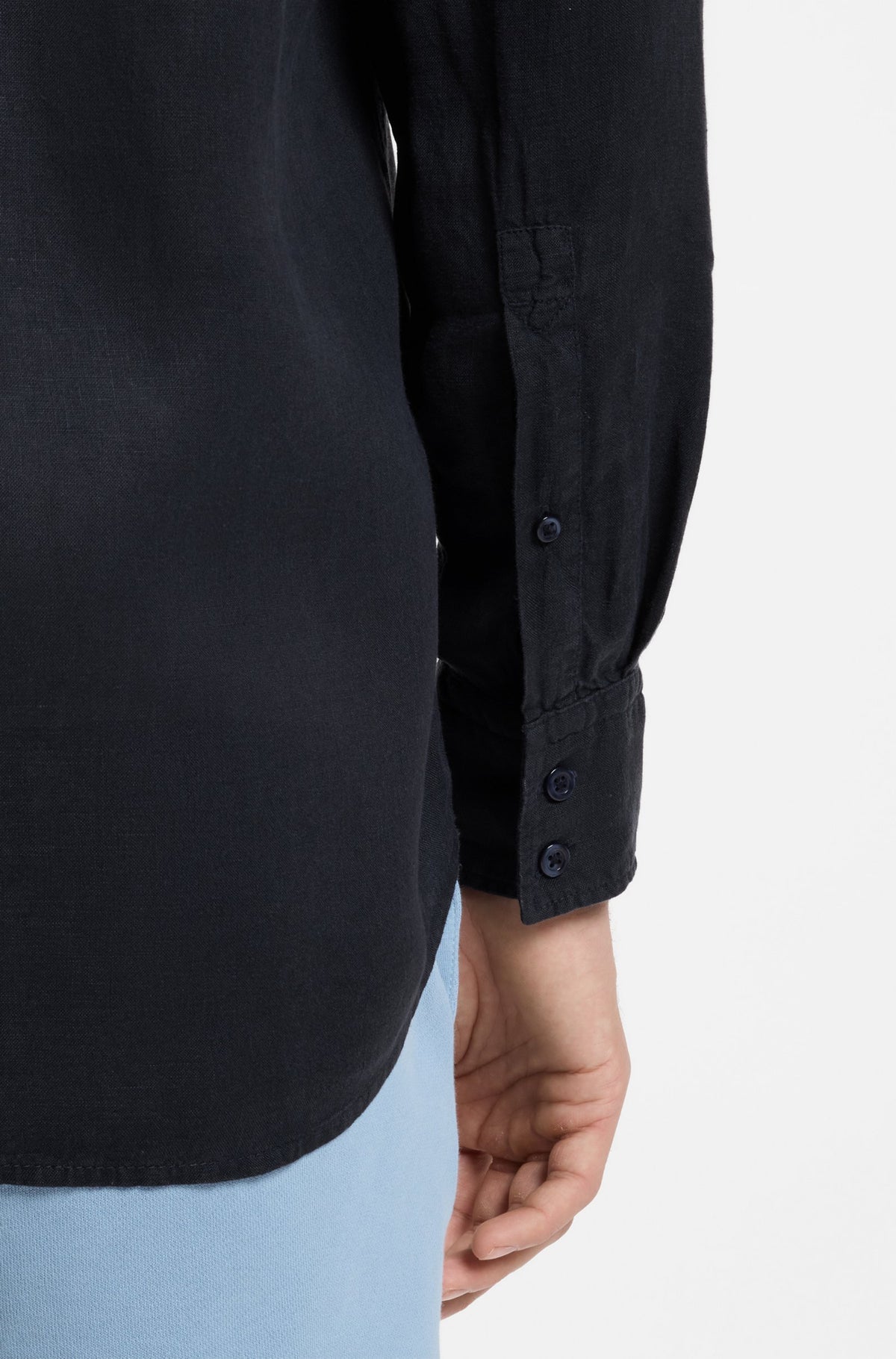 Camisa de corte regular em linho