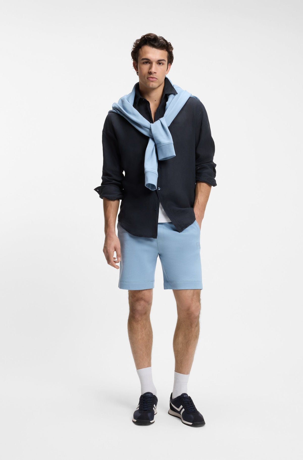 Camisa de corte regular em linho