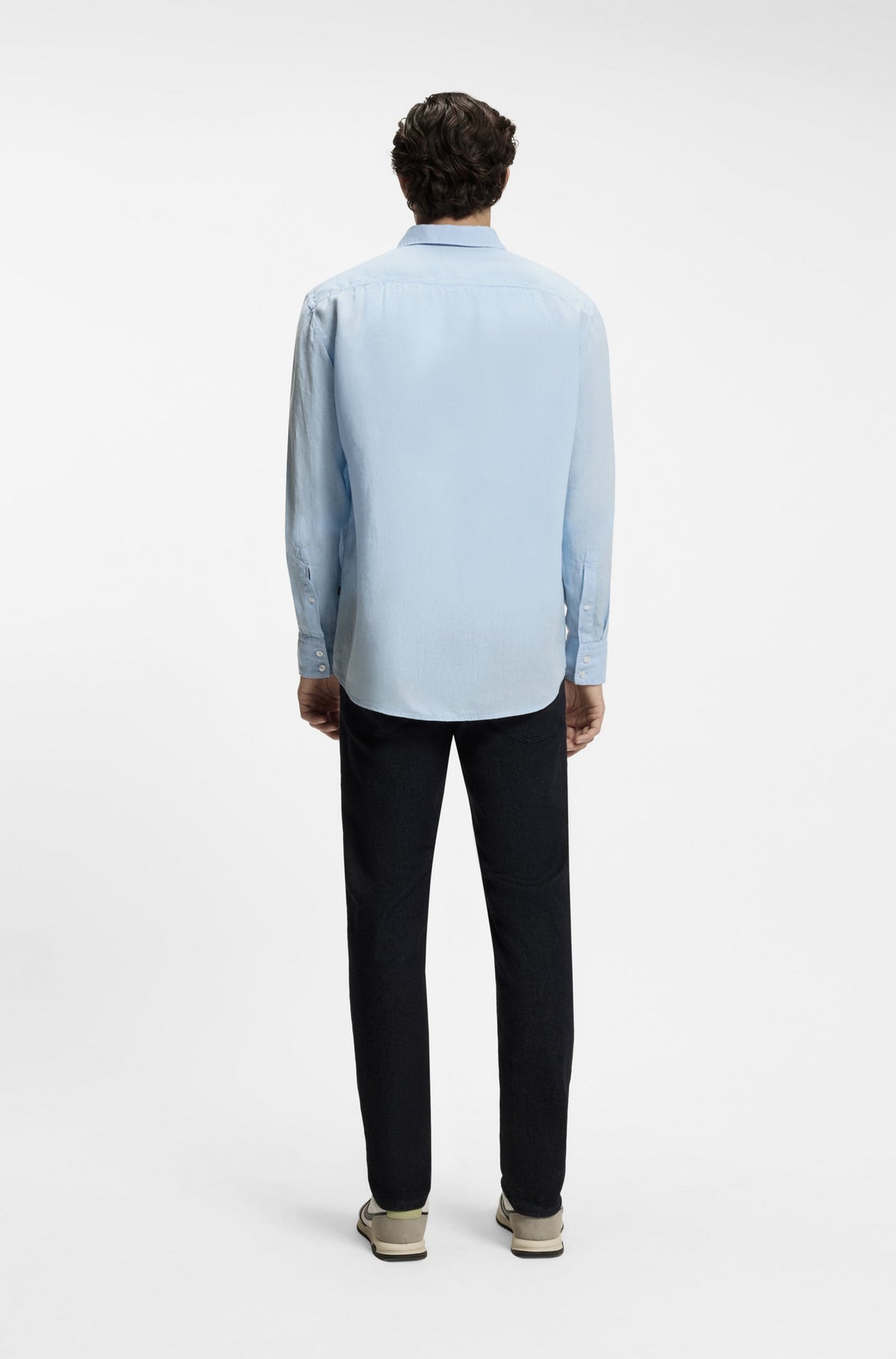 Camisa de corte regular em linho