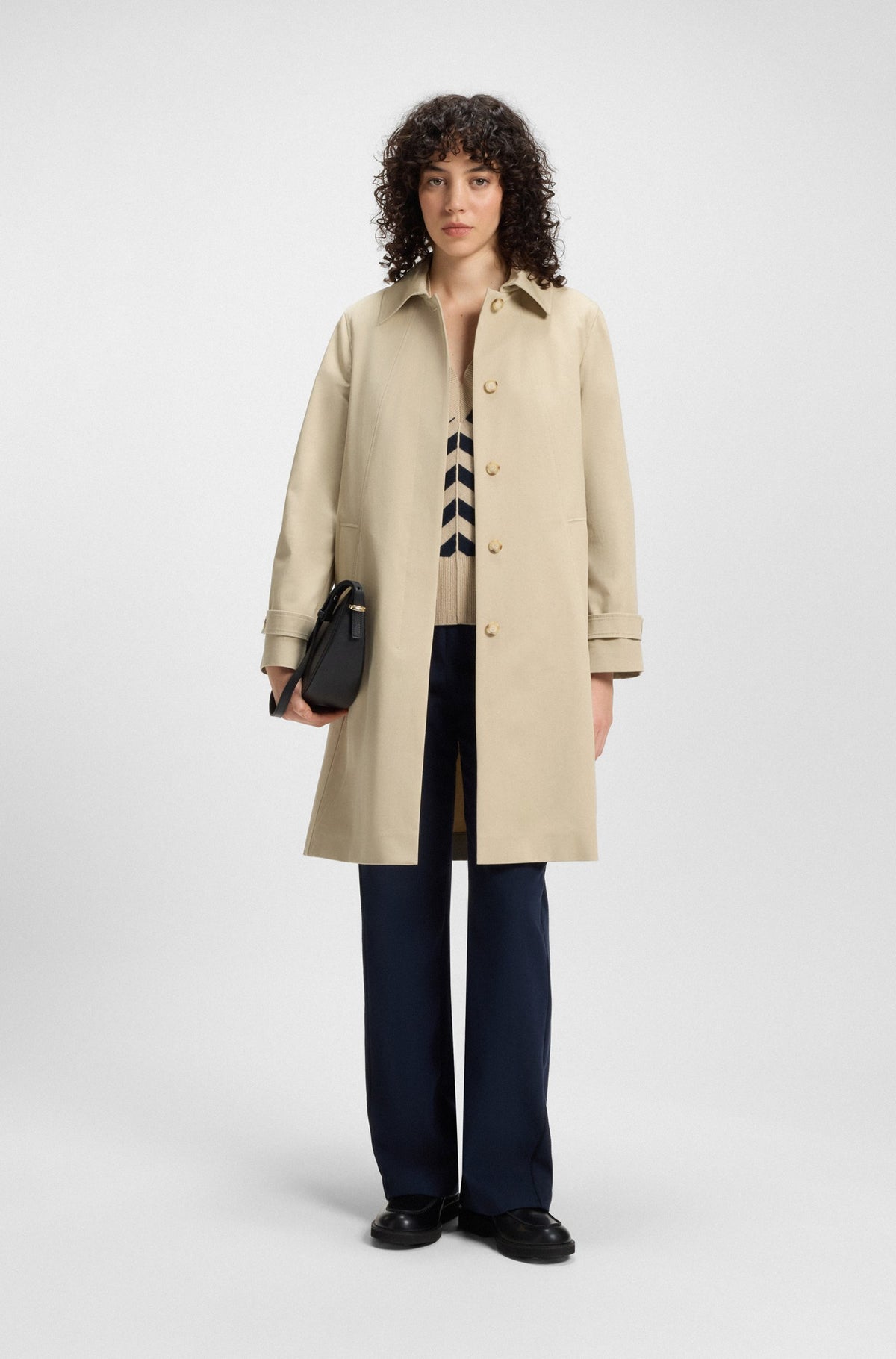 Casaco repelente à água com com cinto e colete interior amovível - BOSS