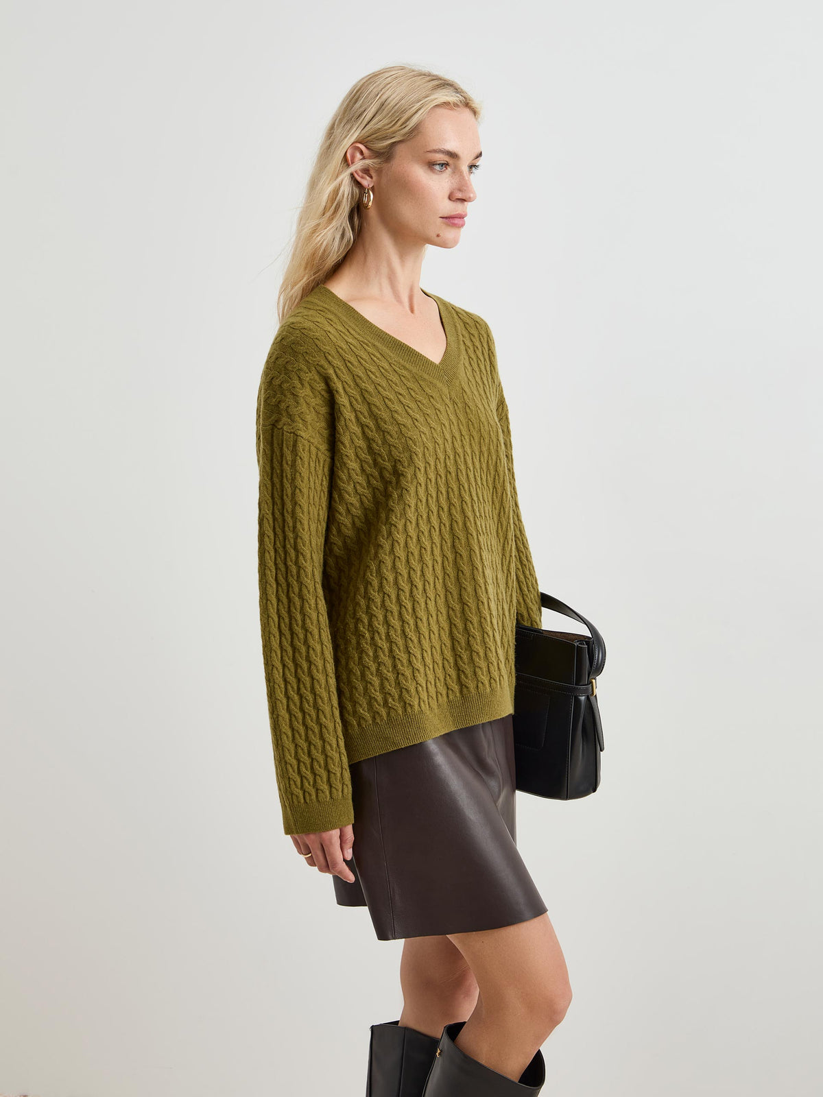 Camisola de lã entrançada - DECENIO