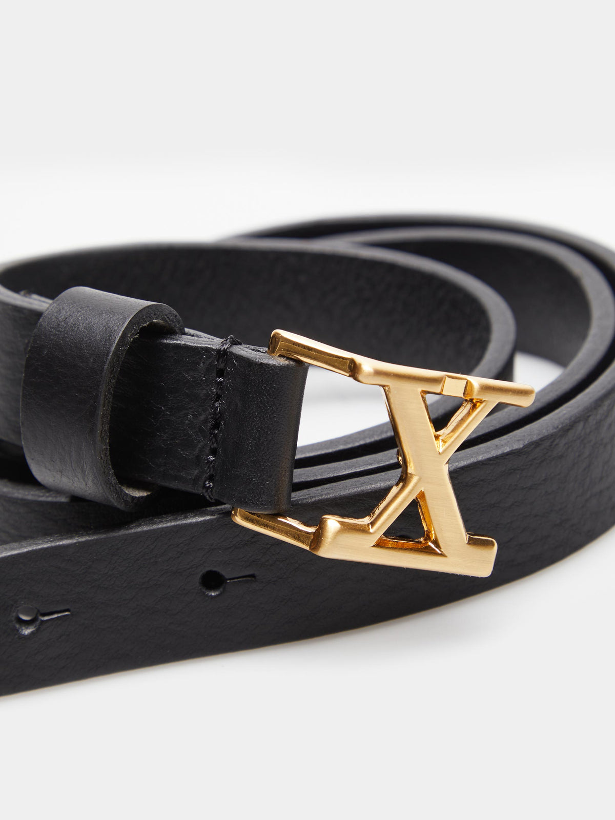 Cinto em pele com logótipo Decenio - DECENIO