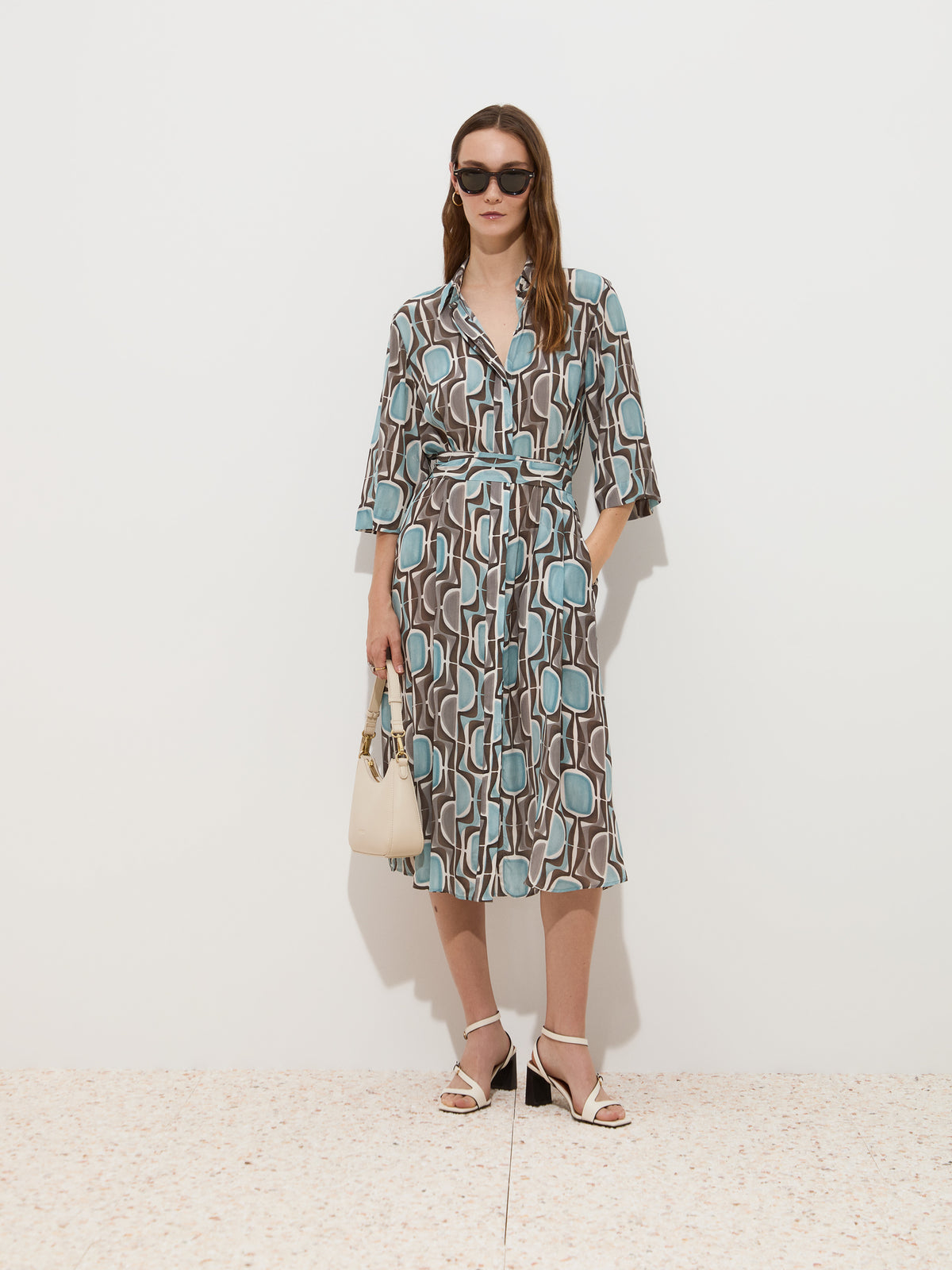 Vestido com padrão