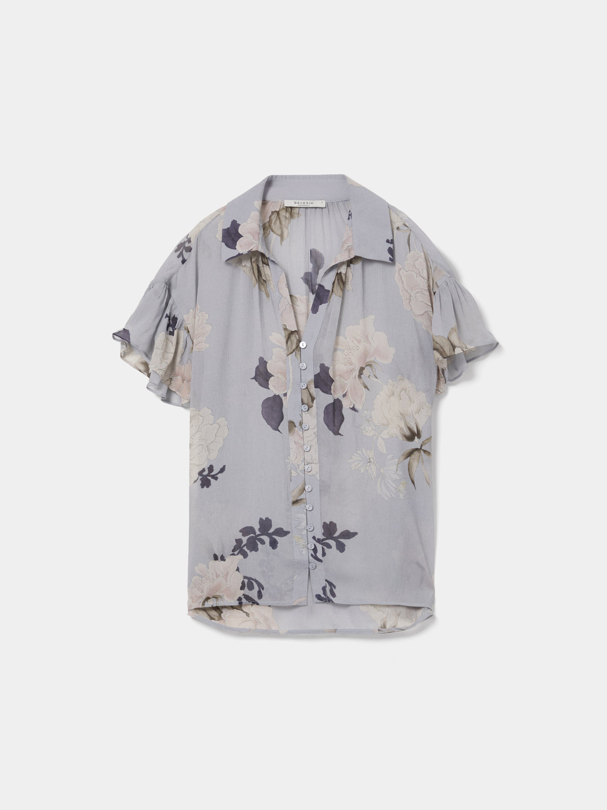 Blusa com estampado floral