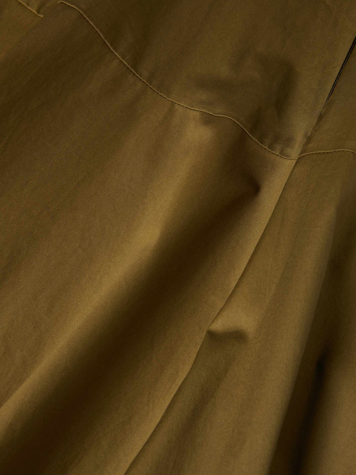 Vestido midi evasé em algodão
