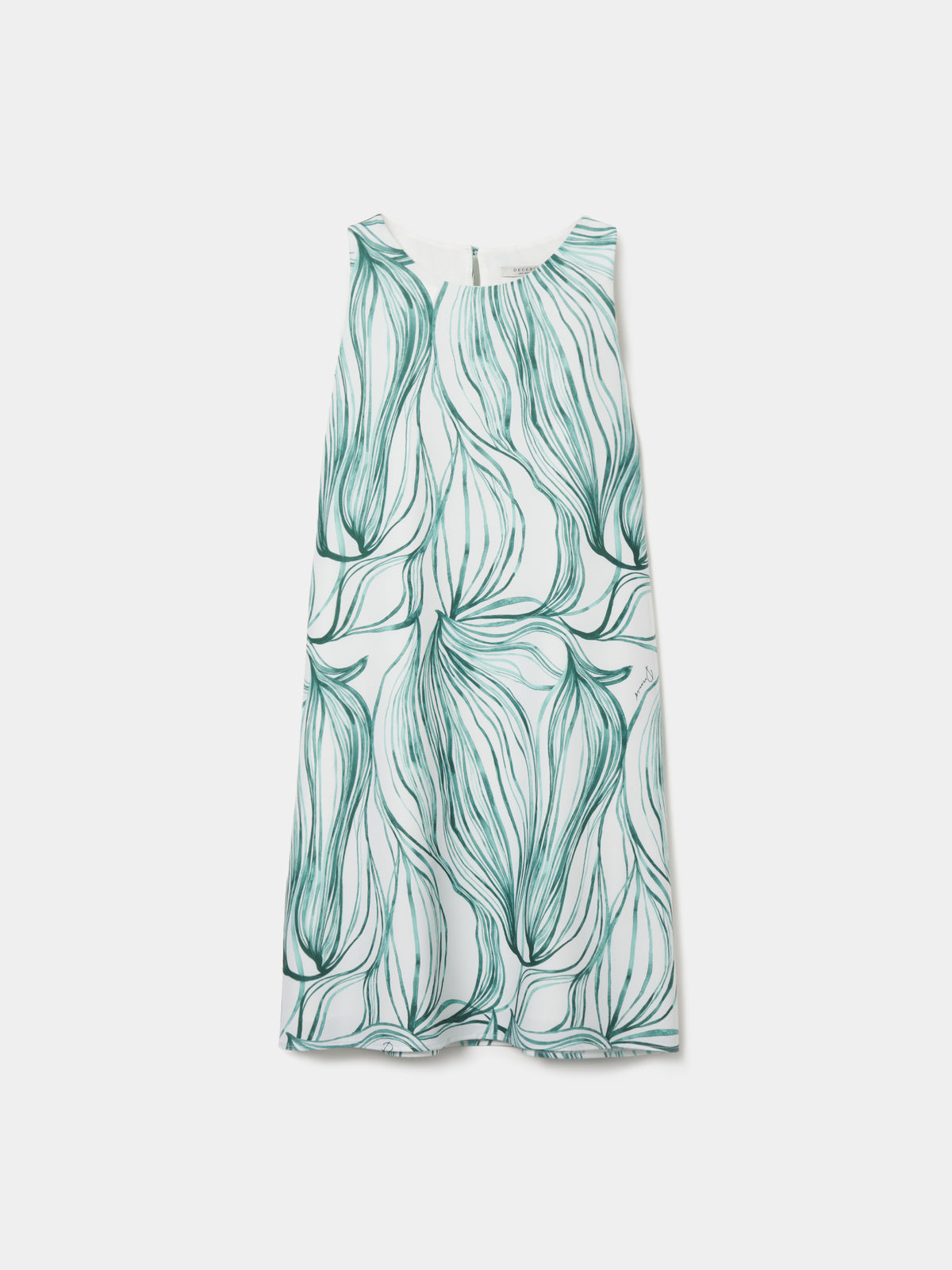 Vestido curto estampado