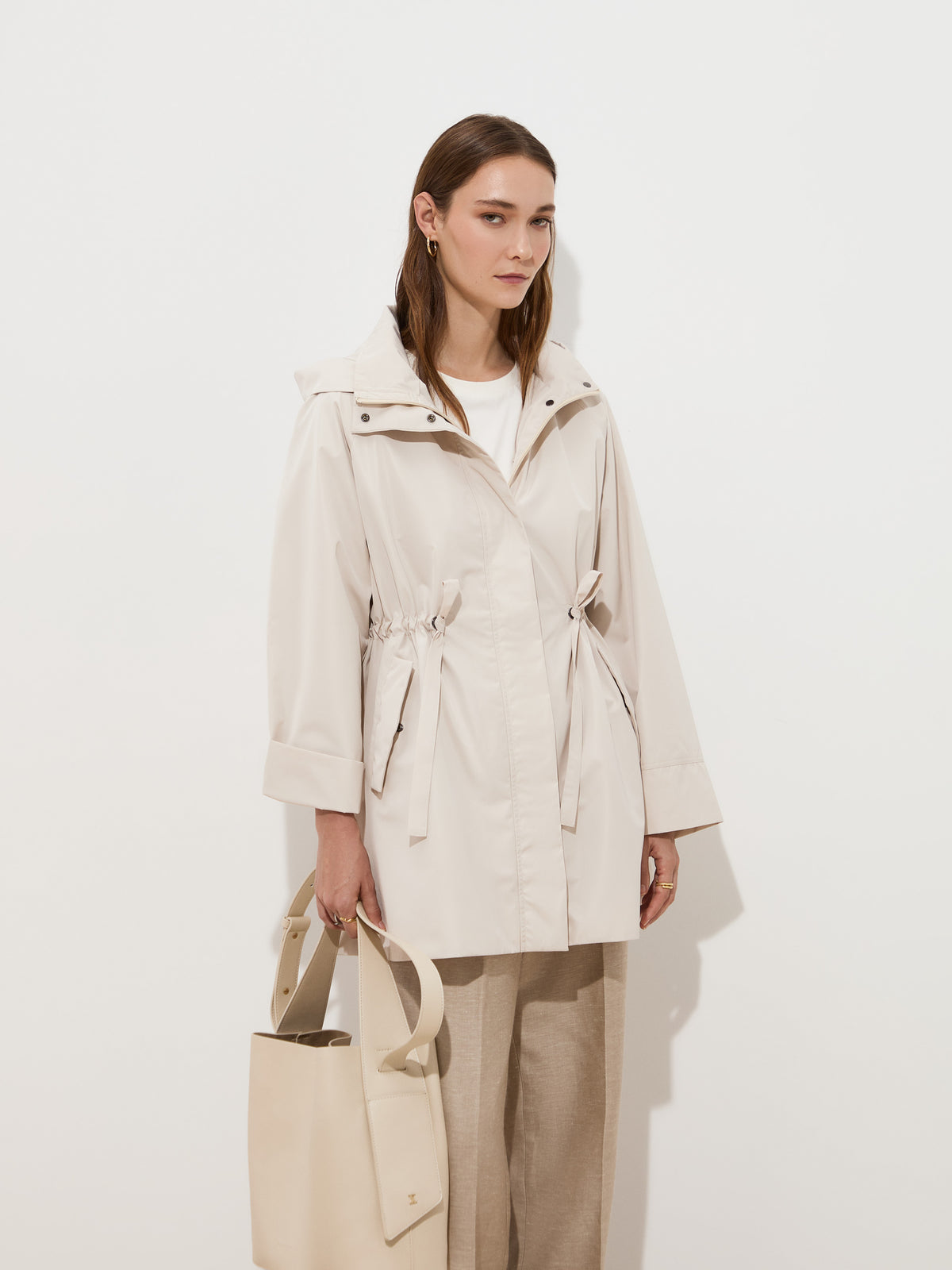 Parka com capuz