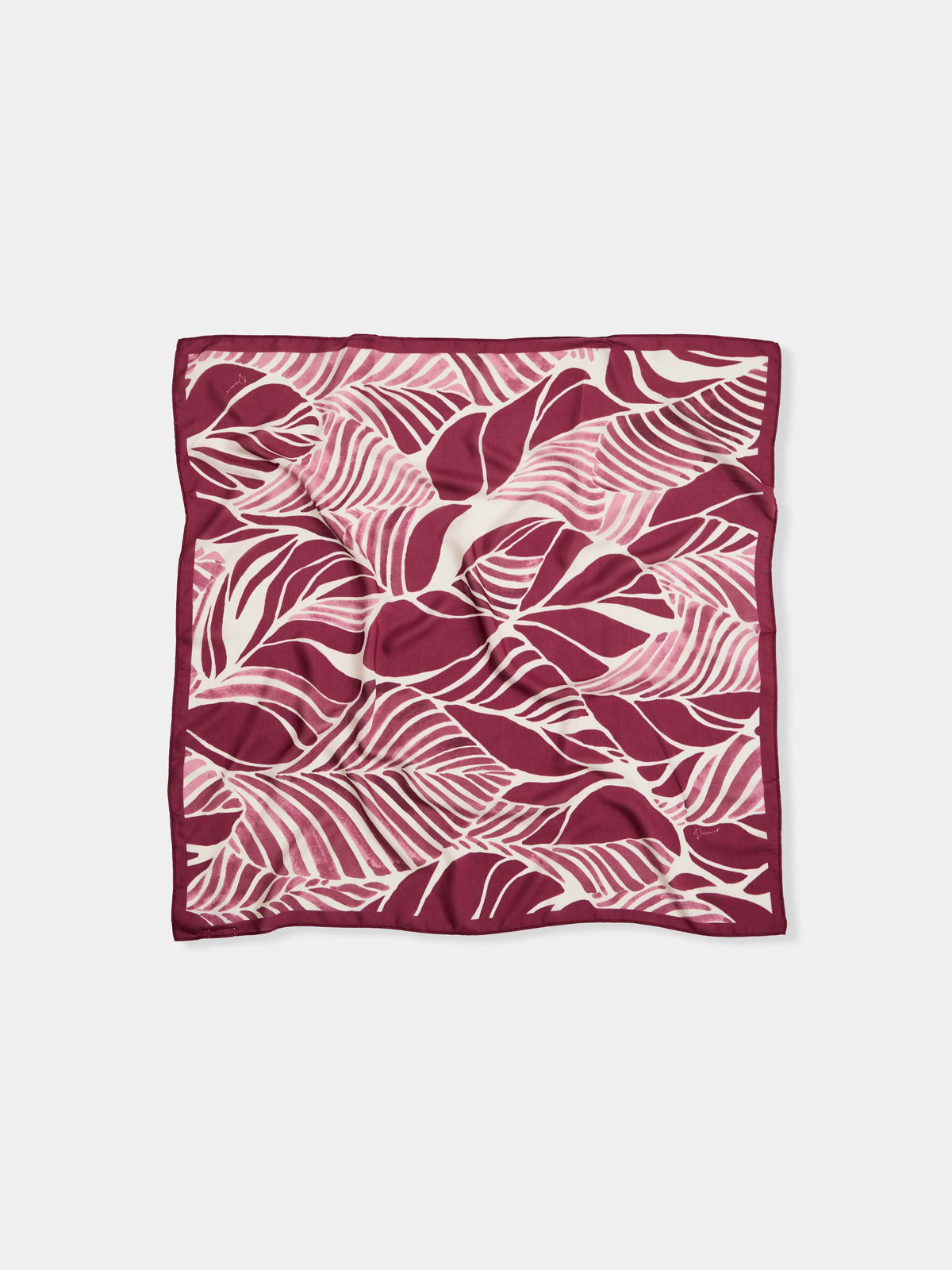 Lenço com estampado floral