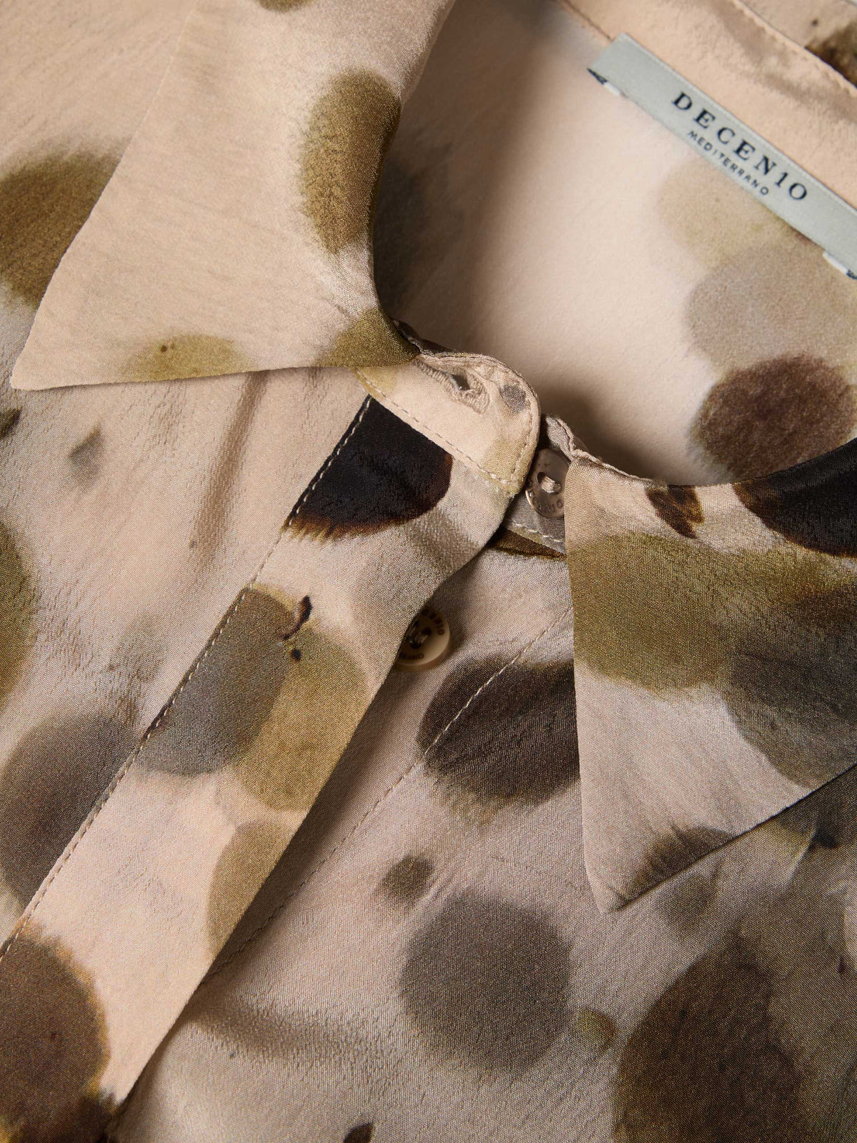 Blusa fluida estampada