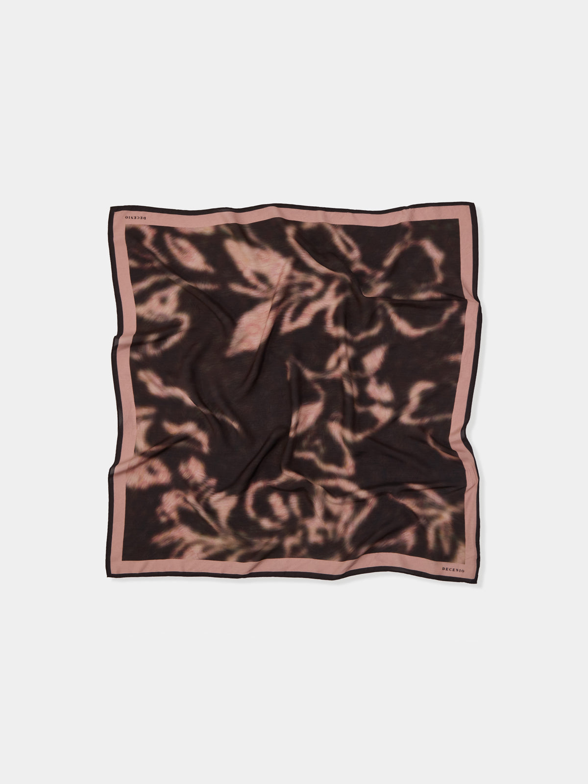 Lenço estampado floral