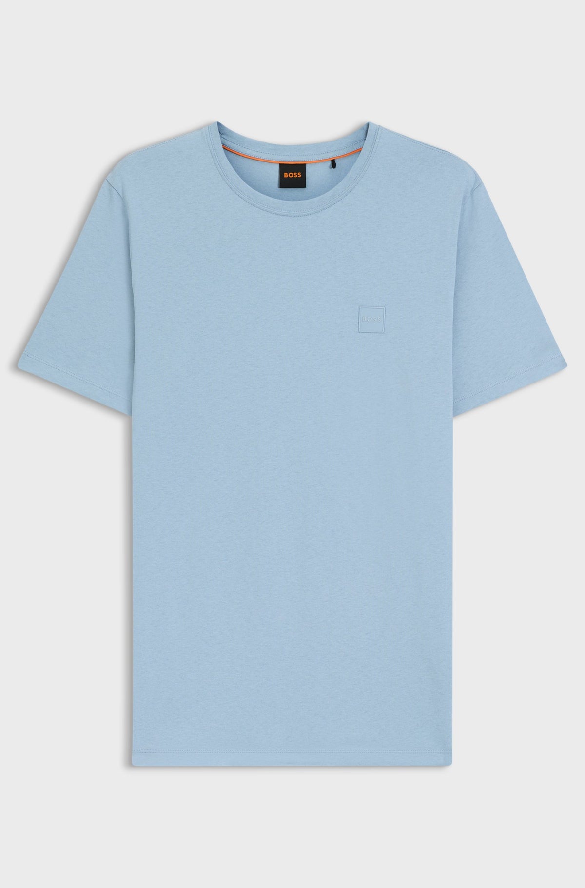 T-shirt em jersey de algodão com emblema com logótipo