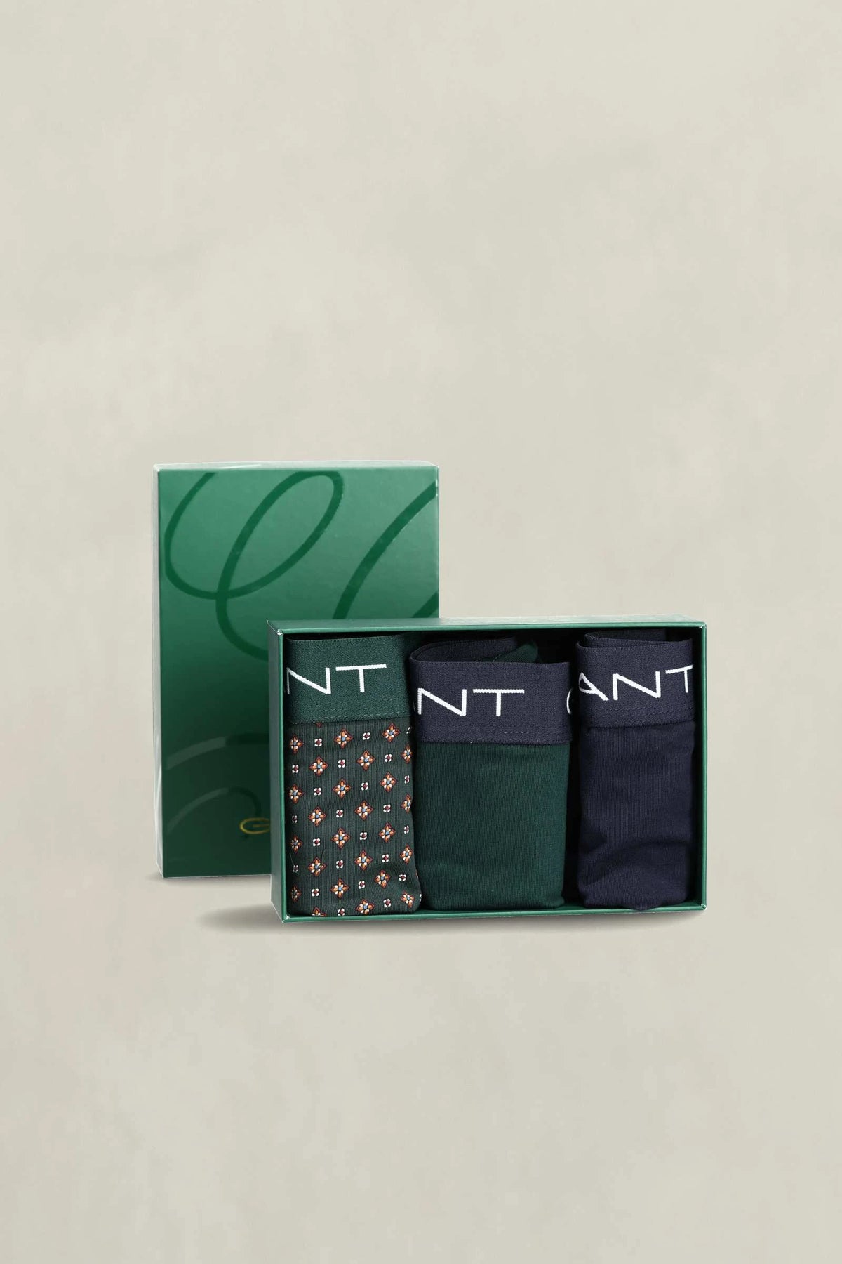 Caixa de presente com pack de 3 boxers